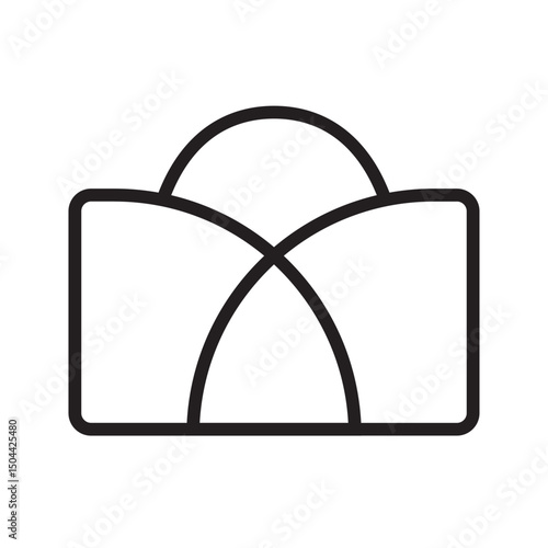Bag icon, symbol of bag