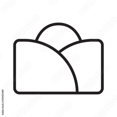 Bag icon, symbol of bag