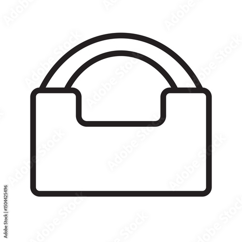 Bag icon, symbol of bag