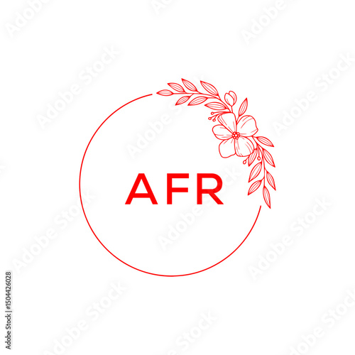 AFR Letter logo white background 