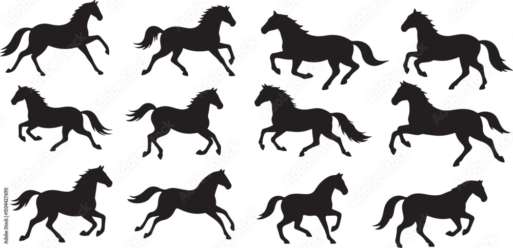 Fototapeta premium Horse Running icon