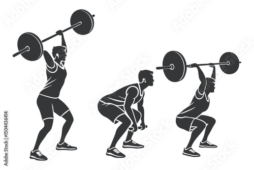 Powerful 3D athlete intensely lifts heavy weights, showcasing incredible strength and muscular physique during gym training