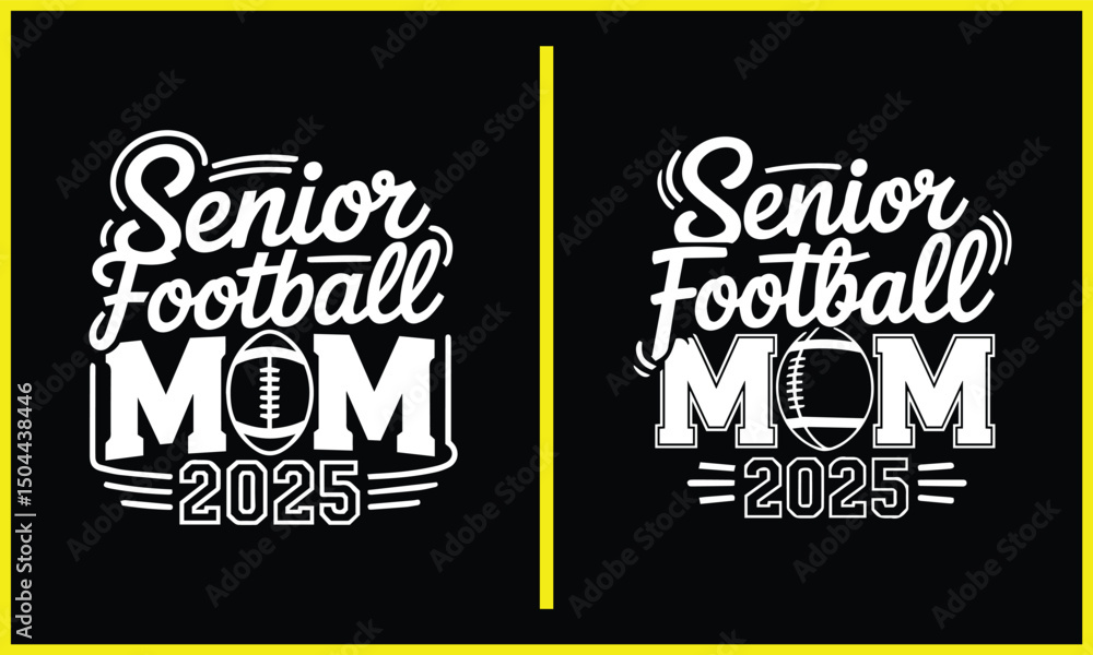 Fototapeta premium senior football mom soccer svg cut files for cricut shirt design, Tshirt Mug Sublimation Instant Download svg.