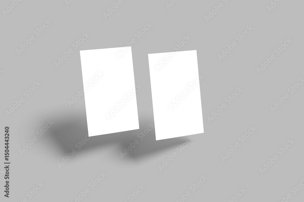 Fototapeta premium a4 trifold blank mockup design