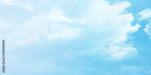 sunny sky blue light watercolor background. Aquarelle painting brush effect card paper textured canvas cloudy smoke space for text, entertaining card, template. aquamarine color graphics illustration
