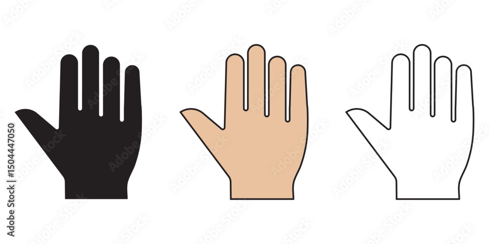 Hand Cursor Icon Set - Click, Pointer, and Gesture Icons in Modern Flat Design - Vector Illustration, Icon Set of Editable Line Hand Variations eps 10 Hand Cursor Icon Set - Click, Pointer, and Gesture Icons in Modern Flat Design - Vector Illustration, Icon Set of Editable Line Hand Variations eps 10