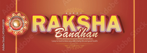 Raksha Bandhan sale illustration Greeting Card Template greeting,poster Design. 
