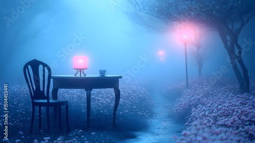 Fototapeta Naklejka Na Ścianę i Meble -  A rock staircase garden features vibrant orange and purple flowers cascading down the steps, 