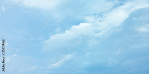 sunny sky blue light watercolor background. Aquarelle painting brush effect card paper textured canvas cloudy smoke space for text, entertaining card, template. aquamarine color graphics illustration