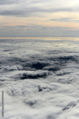 Aerial view of clouds	