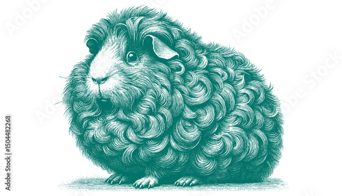 Abyssinian Guinea Pig vector