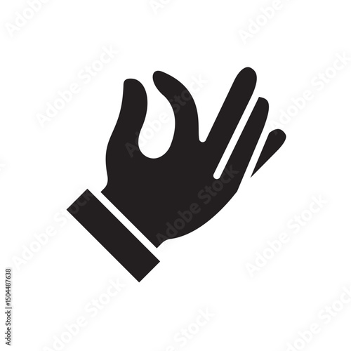 Gestures Of Human Hands, Perfectly ok Hand Symbol Icon In Trendy Design Vector Eps 10
