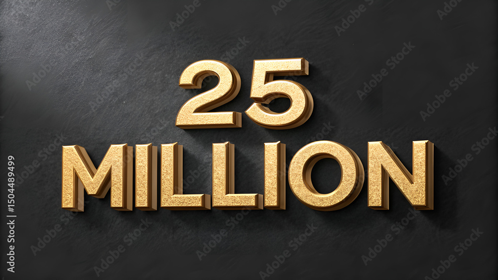 Obraz premium 25 million 