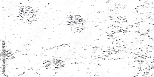 Silver shiny glitter sparkle confetti falling down on transparent background. Vector illustration.