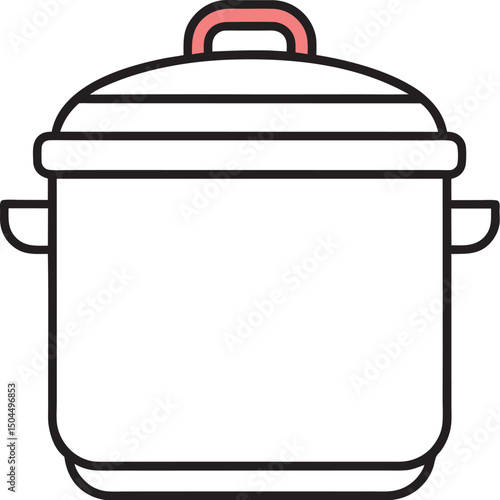 cooking pot vector illustration