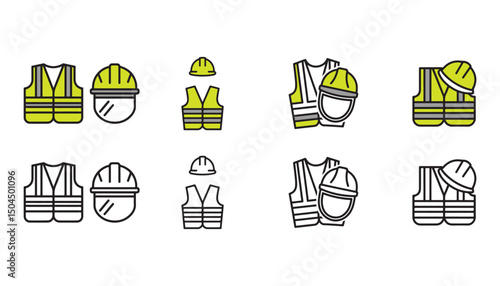 Vector illustration of a set of beer bottle icons for shopping and business design
