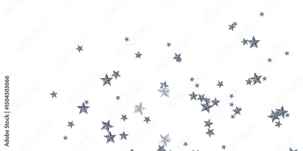 Obraz premium Grey Background Confetti and Snowfall Composition with Silver Dust and Sparkling Frame. Silver Dust Confetti Burst and Snowfall Overlay with Glitter Frame on Grey Vector