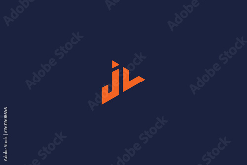 Photos letter jv logo concept icon vector logo design template elements