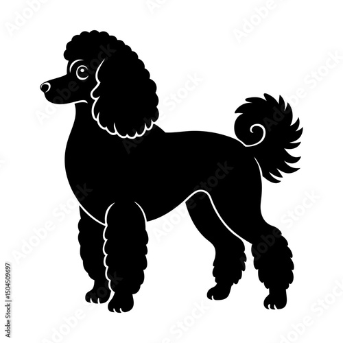 Poodle Silhouette vector