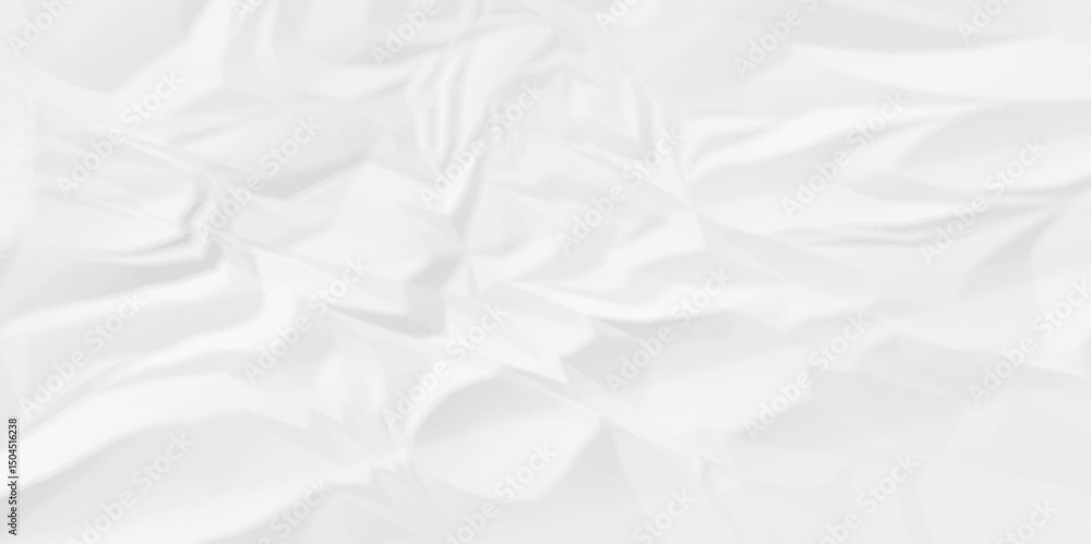 Fototapeta premium White paper texture is crumpled paper texture. White crumpled and creased paper texture. white crumpled blank paper texture. Grunge paper texture. 