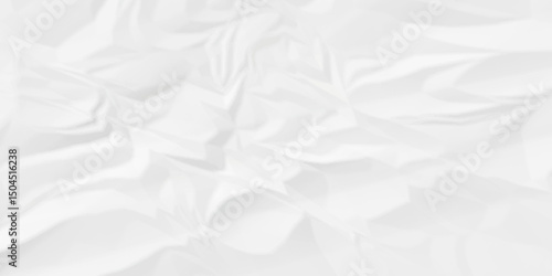 White paper texture is crumpled paper texture. White crumpled and creased paper texture. white crumpled blank paper texture. Grunge paper texture.	