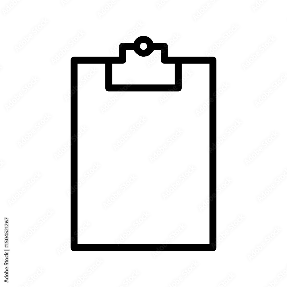 Clipboard icon. Ideal for exams, checklists, or school projects. Clipboard icon. Ideal for exams, checklists, or school projects.
