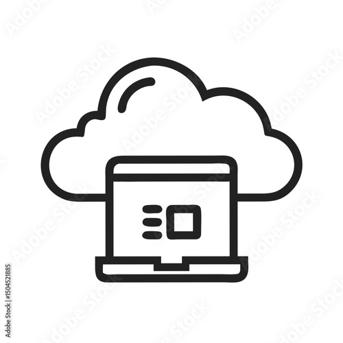 Electrical Plug Icon Representing Socket Connector and Power Supply