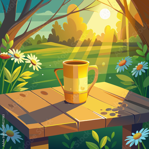 still life with flowers