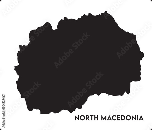 North Macedonia icon vector design, North Macedonia Logo design, North Macedonia unique charm and natural wonders, Use it in your marketing materials, or digital projects, North Macedonia map vector