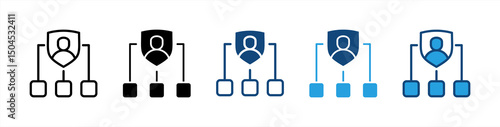 Coverage icon sheet multiple style collection