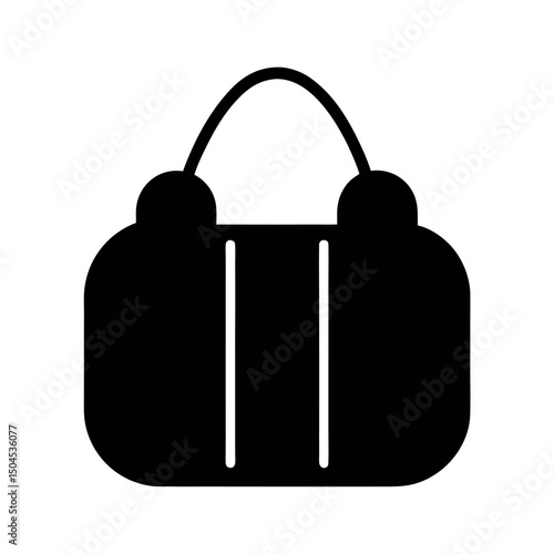Double End Punching Bag Silhouette Vector Design