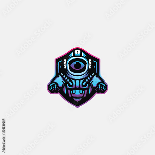 Cyclopean cosmic explorer crest