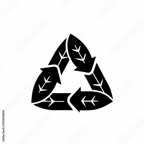 creative Silhouette Biodegradable Vector Illustration 