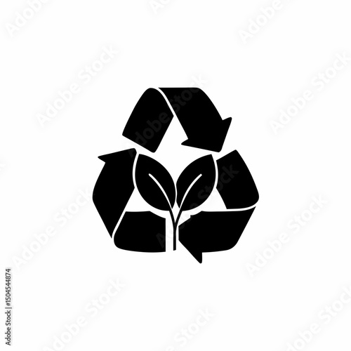 creative Silhouette Biodegradable Vector Illustration 