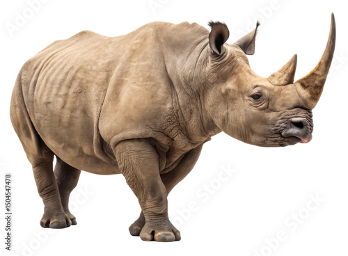Rhinoceros png wild animal png large mammal png African animal png horned animal png wildlife png transparent background image