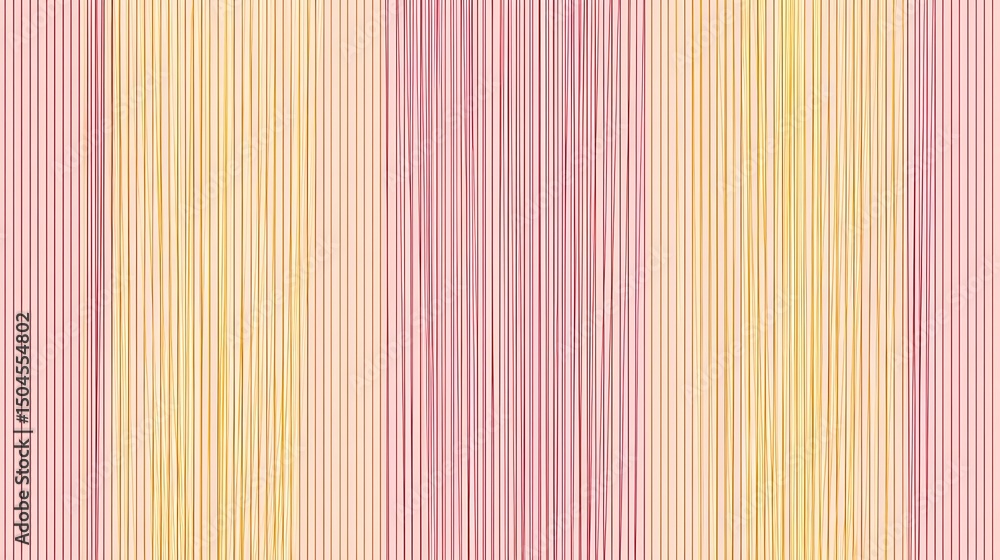 Obraz premium Seamless pink and yellow vertical stripes, perfect for playful backgrounds, textile designs, and bright pattern compositions.