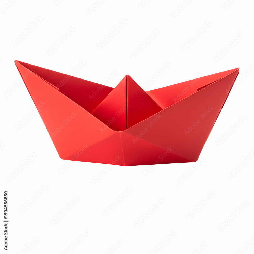 Red Paper Boat Origami Tutorial Red Paper Boat Origami Tutorial