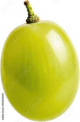 white grape fruit isolated on transparent background, fresh and delicious organic food, juicy and healthy fruits
