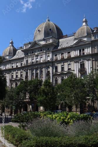 facade of a building in budapest 