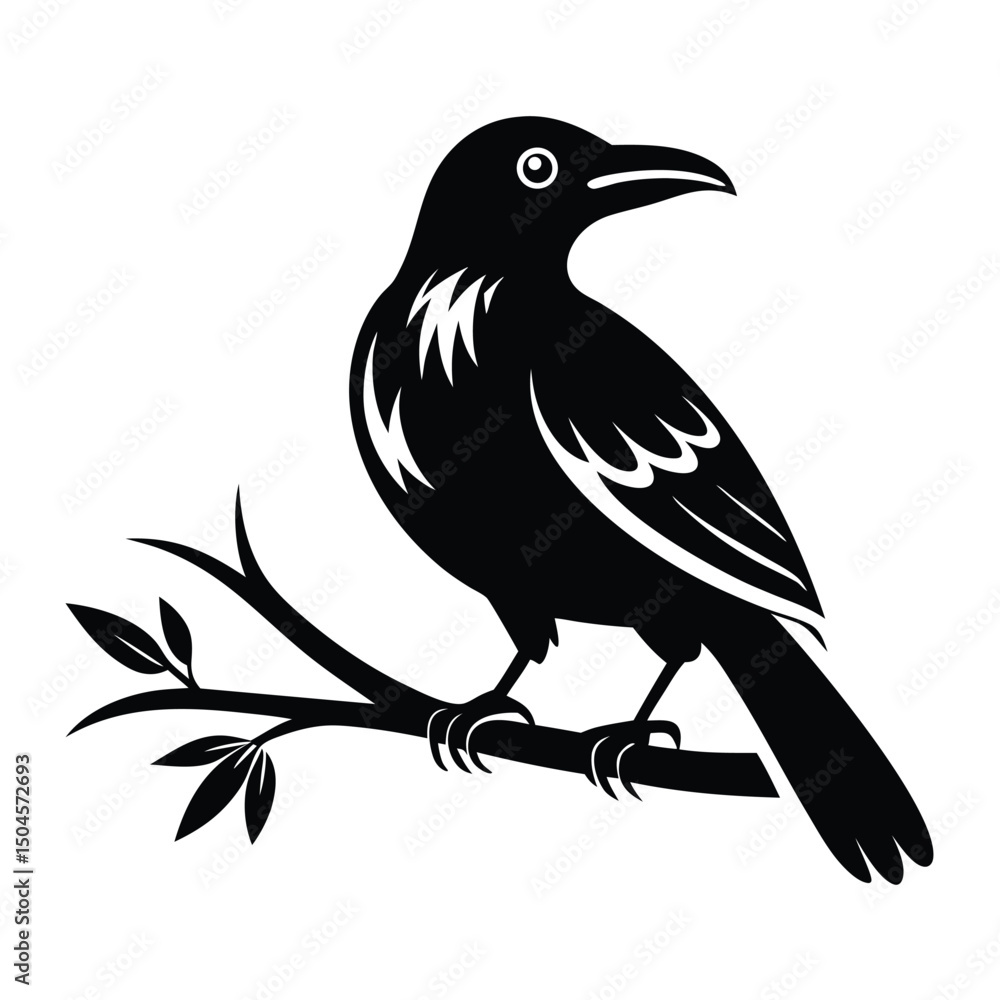 Fototapeta premium toucan silhouette vector illustration