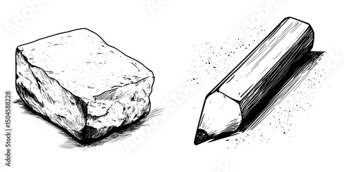 Creative use of simple materials for drawing and crafting activities in educational settings