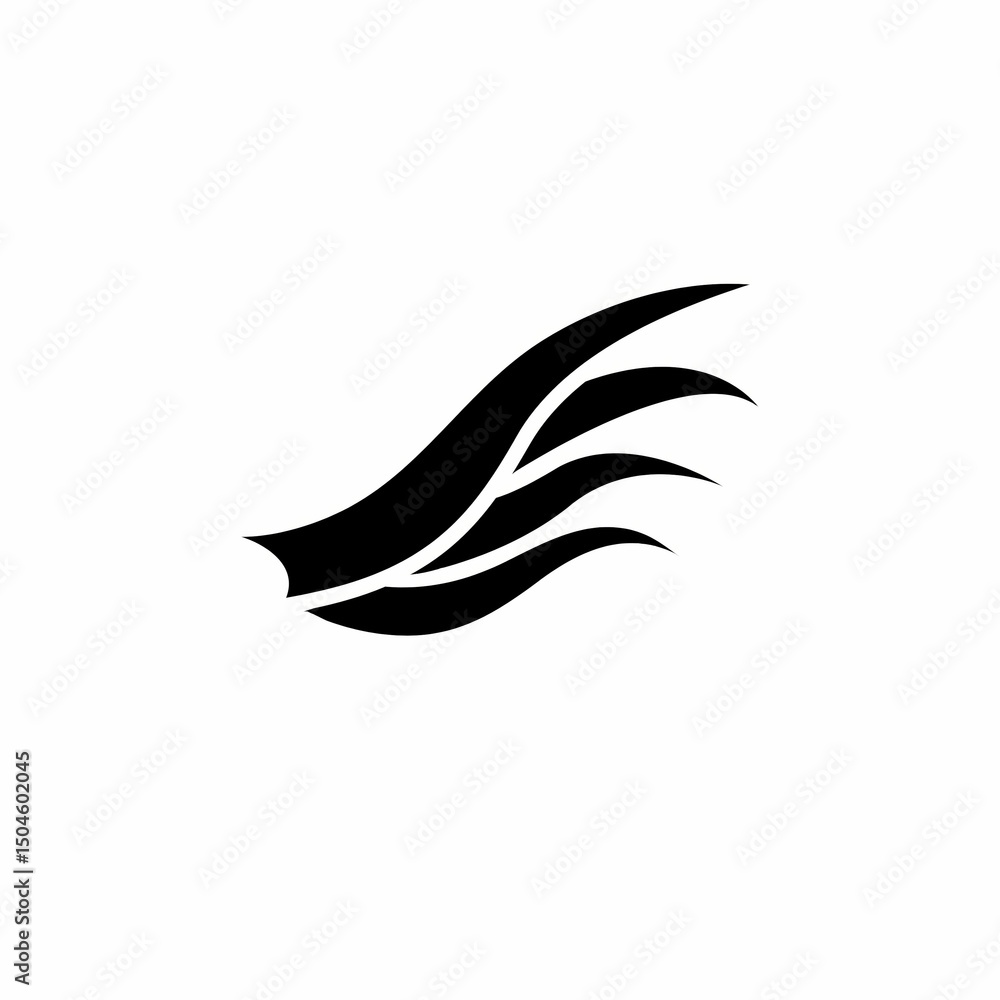 Obraz premium vector silhouette of an eagle