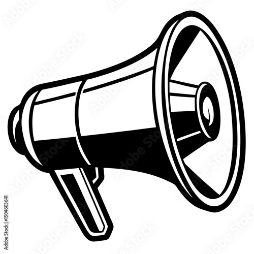 megaphone isolated on white background