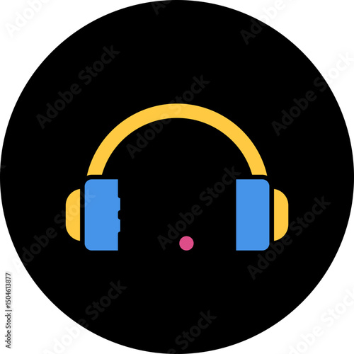 Microphone single icon vector illustration