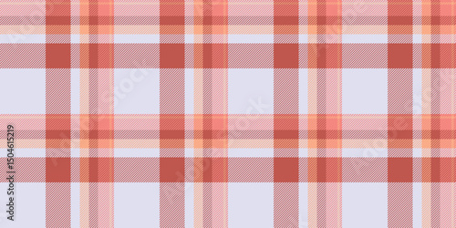 Soft coral and peach plaid pattern.  Perfect for textile design, fashion, home decor, or website backgrounds.  Subtle yet stylish, this repeating texture offers a calming and versatile aesthetic.