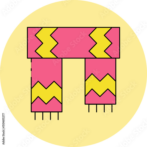 Muffler single vector icon illustration