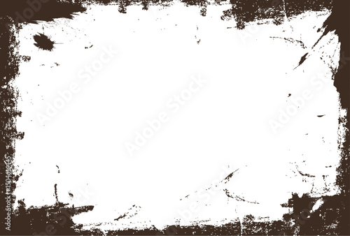 Abstract texture dirty and scratches, wall texture boarder.