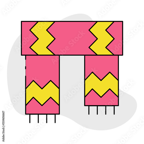 Muffler single vector icon illustration