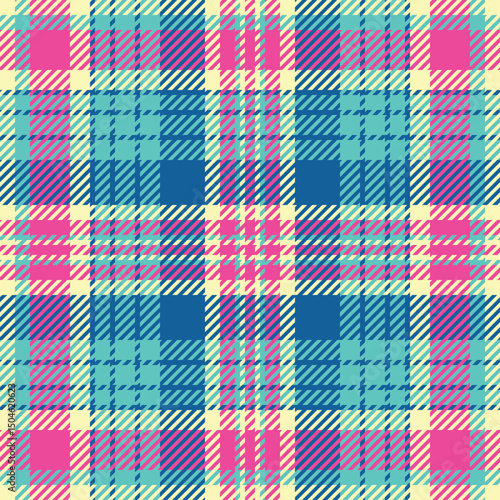 Vibrant pastel plaid pattern.  Perfect for textile design, fashion, or website backgrounds.  This cheerful, energetic design evokes feelings of joy and summer.