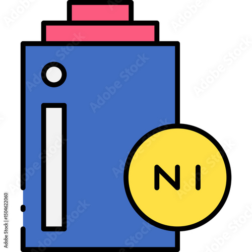 Vape liquids single vector icon illustration